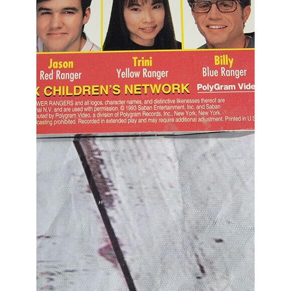 Mighty Morphin Power Rangers VHS Vol 1 Day of the Dumpster MMPR Saban - Picture 4 of 7